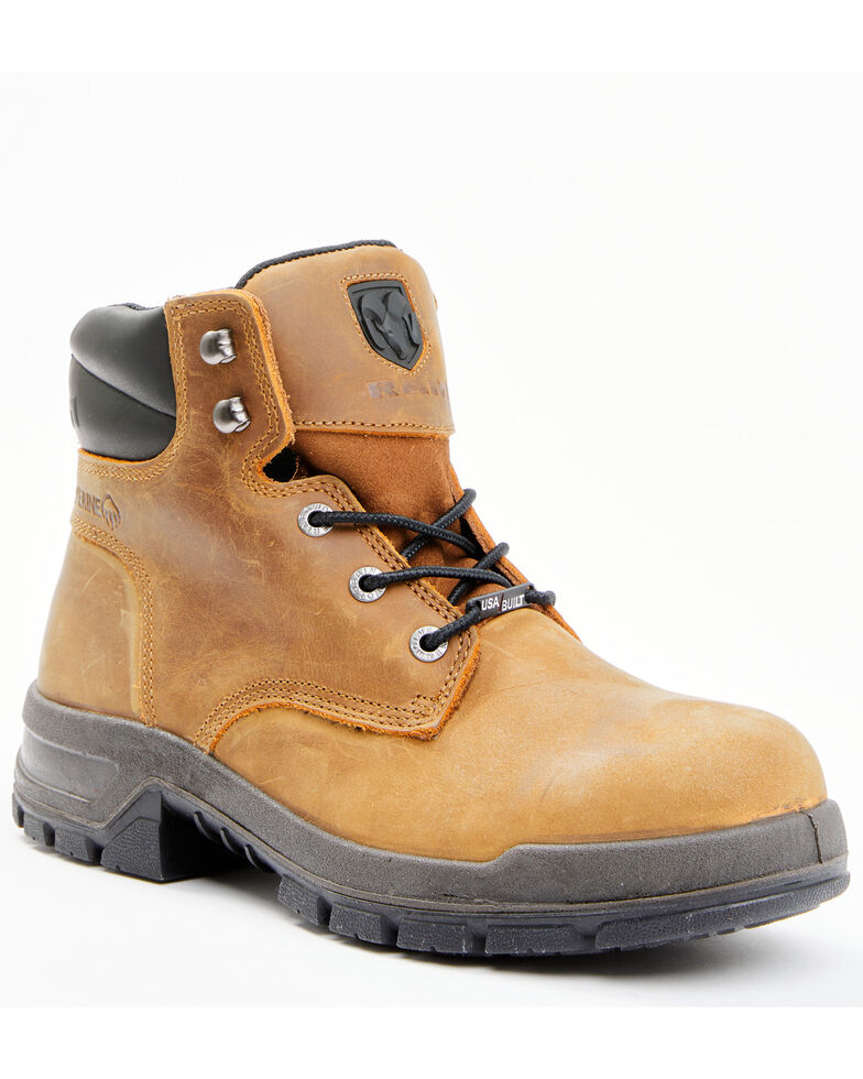 Wolverine x Ram Collection Men's Tradesman Work Boots - Composite Toe, Brown, hi-res