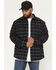 Image #1 - Hawx Men's Harvester Plaid Print Quilted Snap Jacket, Charcoal, hi-res