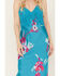 Free People Women's Forever Yours Floral Sleeveless Maxi Dress, Blue, hi-res
