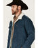 Image #2 - Levi's Men's Corduroy Sherpa Lined Trucker Jacket, Medium Blue, hi-res