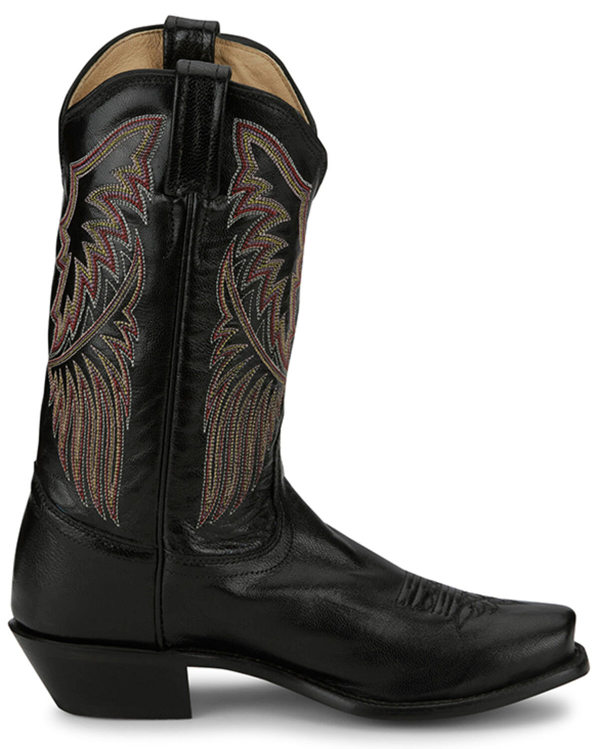 Image #2 - Tony Lama Women's Sagrada Western Boots - Square Toe, Black, hi-res