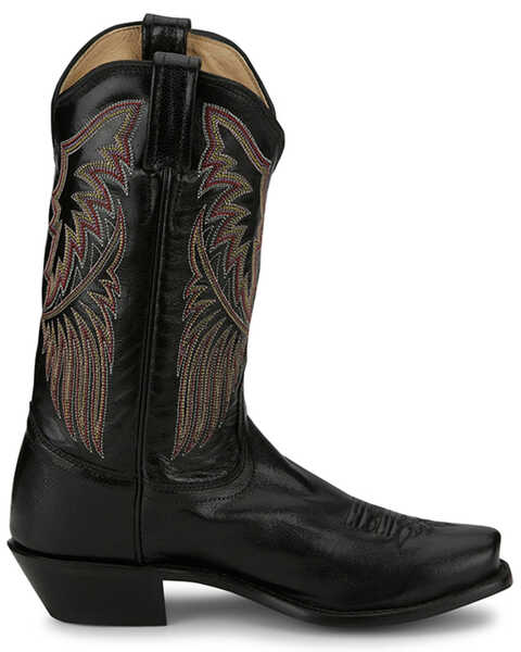 Image #2 - Tony Lama Women's Sagrada Western Boots - Square Toe , Black, hi-res