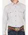 Image #3 - Moonshine Men's Classy Malange Print Long Sleeve Snap Western Shirt, Grey, hi-res