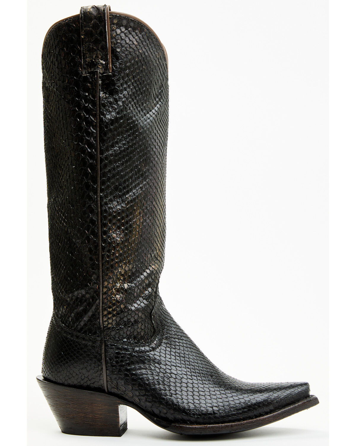 Image #2 - Idyllwind Women's Slay Exotic Python Tall Western Boots - Snip Toe, Black, hi-res