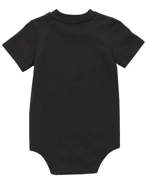 Image #2 - Carhartt Infant Boys' Short Sleeve Pocket Onesie , Black, hi-res