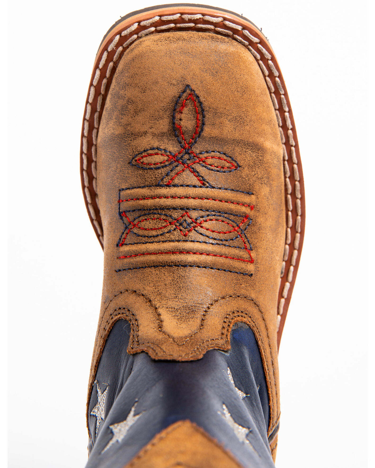 Cody James Boys USA Flag Western Boots Broad Square Toe Sheplers
