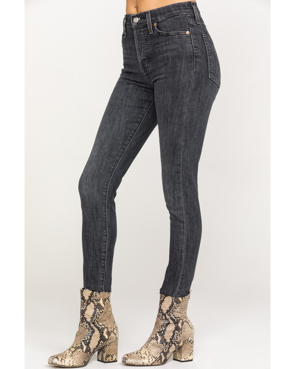 levi's wedgie skinny jeans black