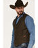 Image #2 - Outback Trading Co. Men's Brown Jessie Vest , Brown, hi-res
