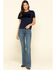 Image #6 - Wrangler retro Women's Vintage Medium Shelby Trouser Jeans, Blue, hi-res