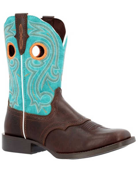 Image #1 - Durango Women's Westward Hickory Western Boots - Square Toe, Brown, hi-res