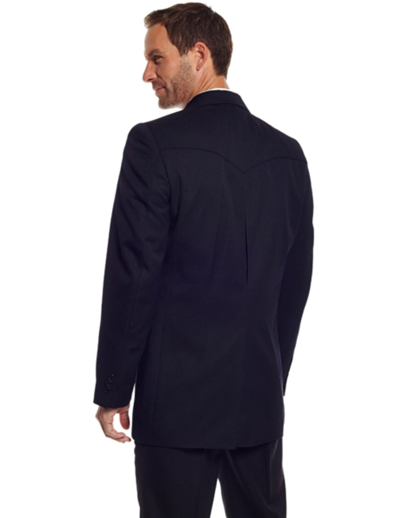 Image #2 - Circle S Men's Abilene Sport Coat, Black, hi-res