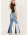 Image #3 - Vervet Women's Take It Easy Medium Wash High Rise Flare Jeans, Medium Wash, hi-res