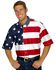 Image #1 - Roper Flag Print Shirt, White, hi-res