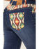 Image #3 - Ranch Dress'n Women's Hayes Southwestern Pocket Bootcut Jeans, Blue, hi-res