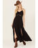 Image #2 - Idyllwind Women's Wisteria Tie Front Maxi Dress, Black, hi-res