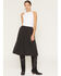 Image #1 - By Together Women's Bubble Midi Skirt, Black, hi-res