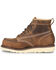 Image #2 - Carolina Men's 6" Domestic AMP USA Wedge Moc Work Boot - Steel Toe , Brown, hi-res