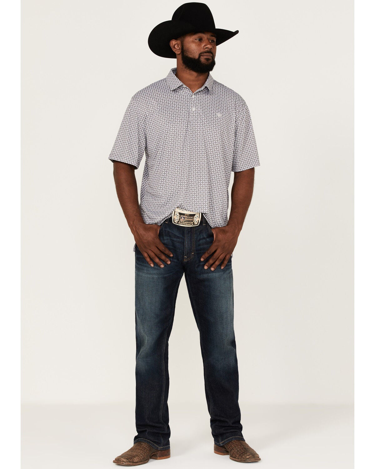 Polo shirt with cowboy boots Clearance