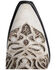 Image #6 - Ferrini Women's Sasha Inlay Western Boots - Snip Toe, Cream, hi-res