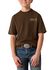 Image #2 - Ariat Boys' Rocky Bull Short Sleeve Graphic T-Shirt, Brown, hi-res