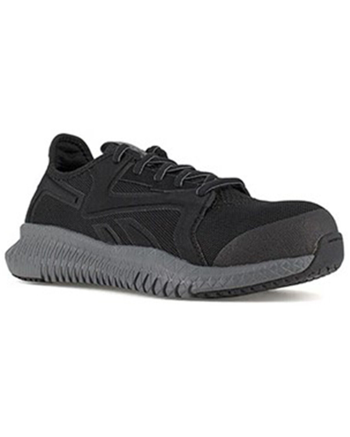 Image #1 - Reebok Women's Athletic Work Sneakers - Composite Toe, Black, hi-res
