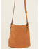 Image #3 - Shyanne Women's Sierra Suede Bucket Handbag, Brown, hi-res