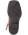 Ariat Girls' Storm Western Boots - Broad Square Toe, Brown, hi-res