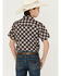 Cody James Boys' Medallion Print Short Sleeve Snap Western Shirt, Multi, hi-res