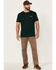 Image #1 - ATG by Wrangler Men's Morel Utility Asymmetric Cargo Pants, Brown, hi-res