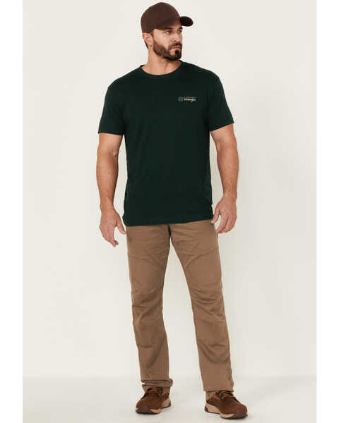 Image #1 - ATG by Wrangler Men's Morel Utility Asymmetric Cargo Pants , Brown, hi-res