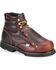 Image #1 - Carolina Men's Domestic External Met Guard Boots - Steel Toe, Brown, hi-res