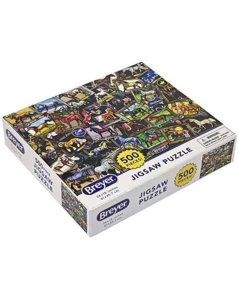 Breyer 500-piece World of Breyer Jigsaw Puzzle , No Color, hi-res