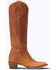 Image #2 - Lane Women's Plain Jane Tall Western Boots - Round Toe, Orange, hi-res
