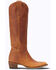 Image #2 - Lane Women's Plain Jane Tall Western Boots - Point Toe , Orange, hi-res
