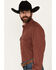 Image #2 - Wrangler Men's Solid Long Sleeve Button-Down Performance Western Shirt, Red, hi-res