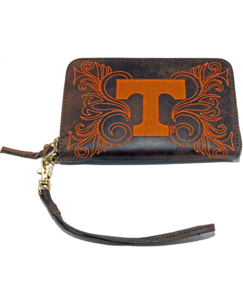 Gameday Boots University of Tennessee Leather Wristlet, Brass, hi-res