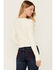 Image #4 - Shyanne Women's Ribbed Long Sleeve Sweater, Off White, hi-res