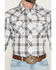 Image #3 - Wrangler Retro Men's Plaid Print Long Sleeve Snap Western Shirt, Black, hi-res