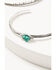 Image #2 - Shyanne Women's Rhinestone Cuff Bracelet Set - 3 Piece, Silver, hi-res