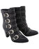 Image #10 - Milwaukee Leather Women's Studded Buckle Up Boots - Pointed Toe, Black, hi-res