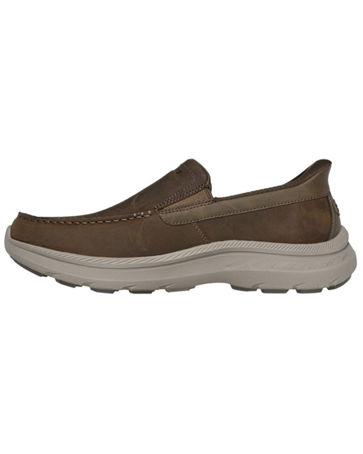 Image #3 - Skechers Men's Osgood Slip-Ins Relaxed Fit Casual Shoes - Moc Toe, Beige, hi-res
