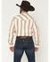 Image #4 - Wrangler Men's Boot Barn Exclusive Retro Stripe Print Long Sleeve Snap Western Shirt, Cream, hi-res