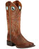 Ariat Women's Round Up Ryder Western Boots - Broad Square Toe , Brown, hi-res