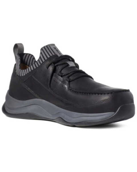 Image #1 - Ariat Men's Working Mile Work Boots - Composite Toe, Black, hi-res