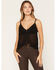 Image #1 - Idyllwind Women's Santa Rosa Embroidered Georgette Tank, Black, hi-res