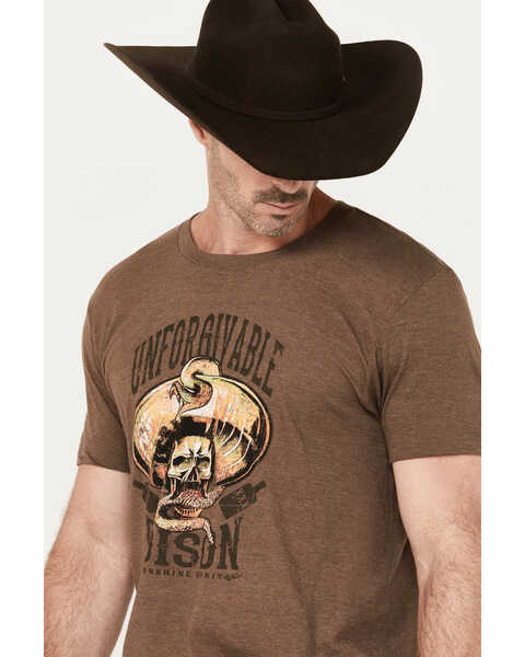 Image #2 - Moonshine Spirit Men's Unforgivable Poison Short Sleeve Graphic T-Shirt, Brown, hi-res