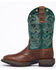 Image #3 - Shyanne Women's Xero Gravity Lite Turquoise Western Boots - Wide Square Toe, , hi-res