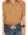 Image #3 - Ely Walker Boys' Western Print Short Sleeve Pearl Snap Western Shirt, Brown, hi-res