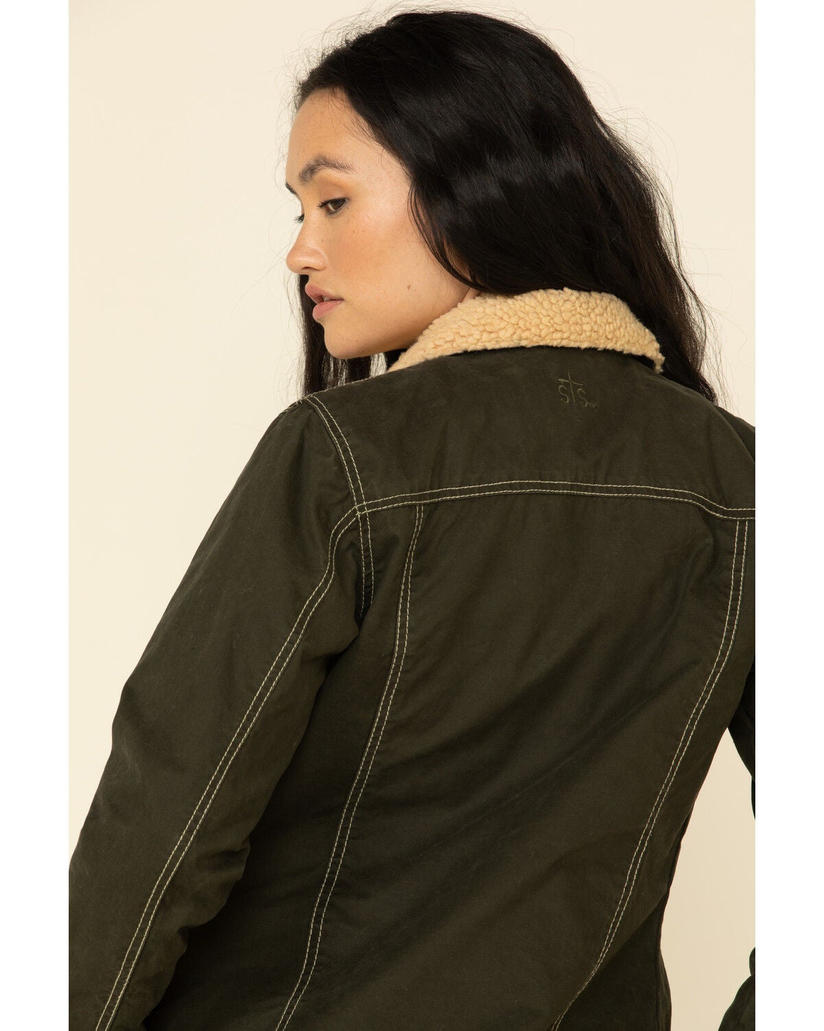 Image #4 - STS Ranchwear Women's Jolene Canvas Sherpa Jacket, , hi-res