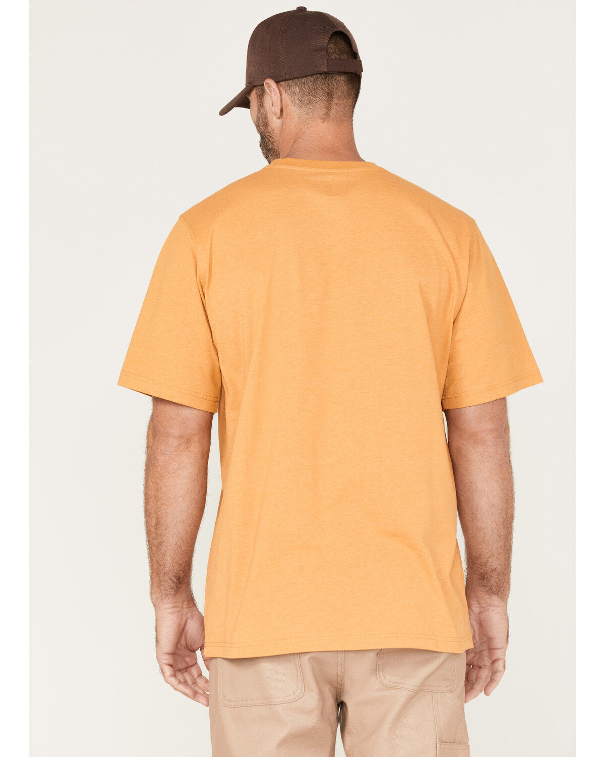 Image #4 - Hawx Men's Forge Work Pocket T-Shirt, Yellow, hi-res